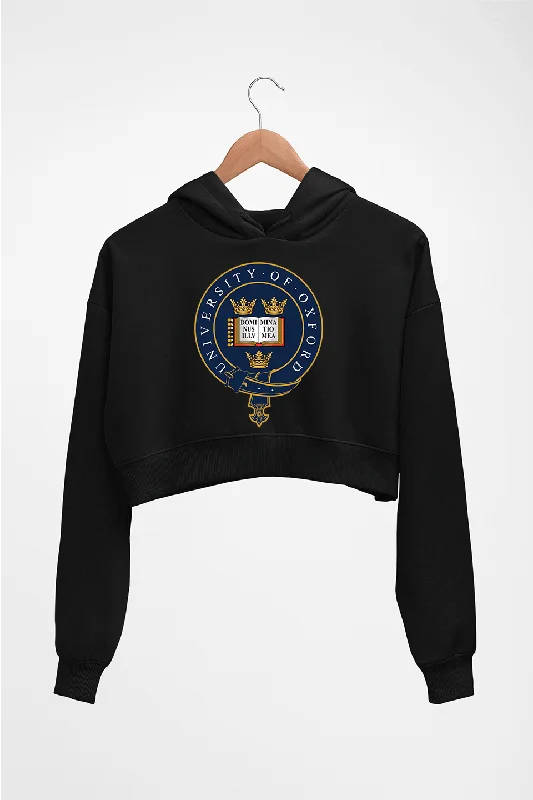 University of Oxford Crop HOODIE FOR WOMEN