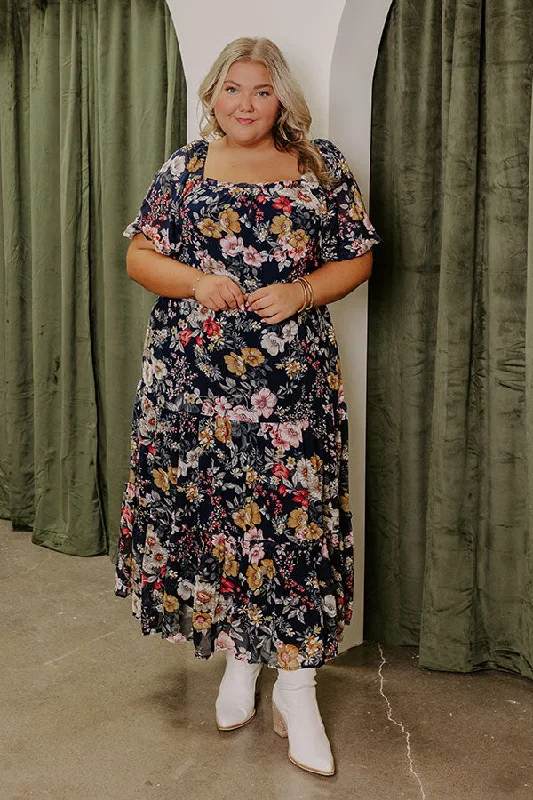 Sauvignon Style Floral Midi Curves