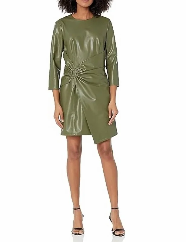 Gilda Dress In Olive