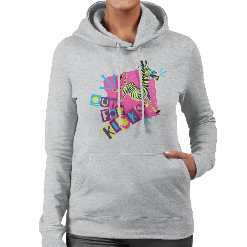 Madagascar Marty Out For Kicks Women's Hooded Sweatshirt