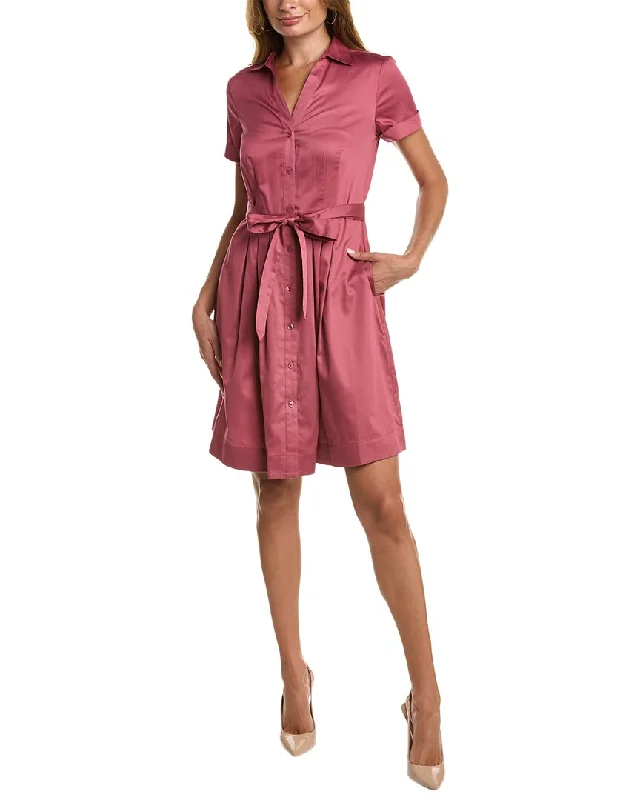 Brooks Brothers Tie Waist Shirtdress