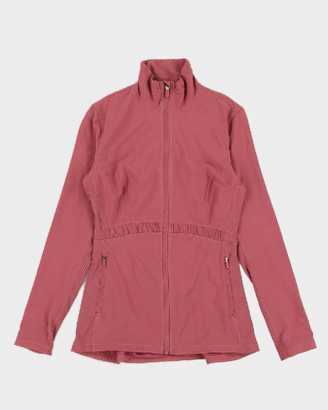 Lululemon Pink Ruched Running Jacket - S