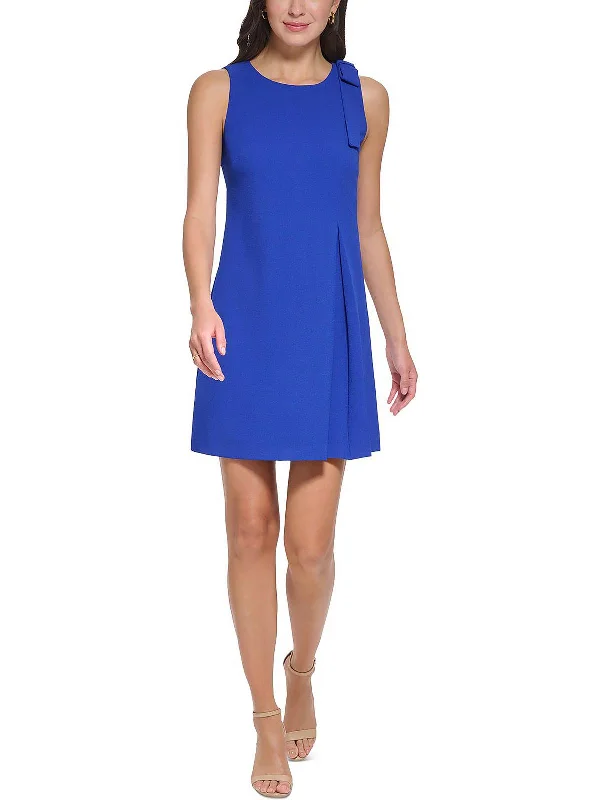 Petites Womens Office Mini Wear To Work Dress