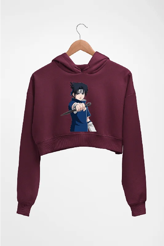 Sasuke Uchiha Crop HOODIE FOR WOMEN