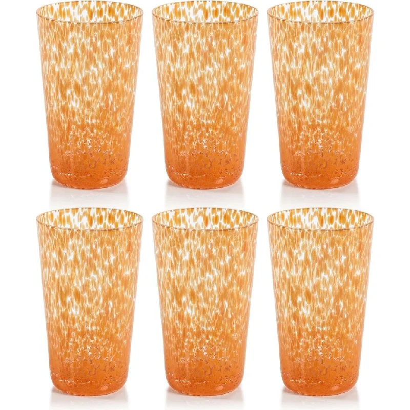 Willa Speckled Highball Glasses, Set of 6