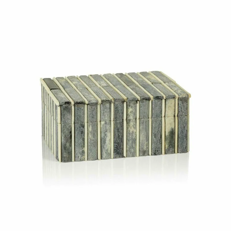 Tarawa Gray Bone Inlay Decorative Box