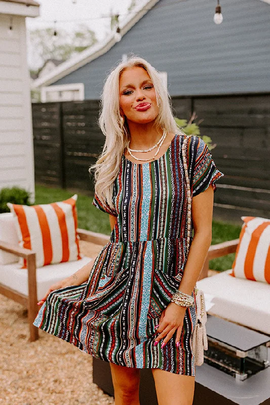 All Smiles In Soho Shift Dress