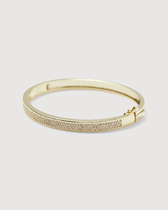 Rachel Parcell | Pave Bracelet | Gold