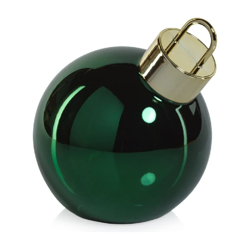 LED 6" Glass Tabletop Ball Ornaments, Set of 2