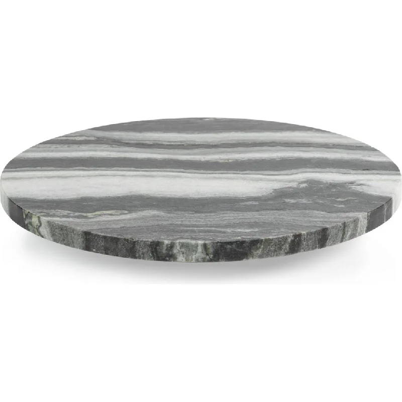 Casoria Black Marble Lazy Susan