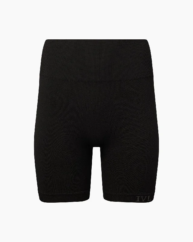 IVL Collective | Seamless Biker Short | Jet Black