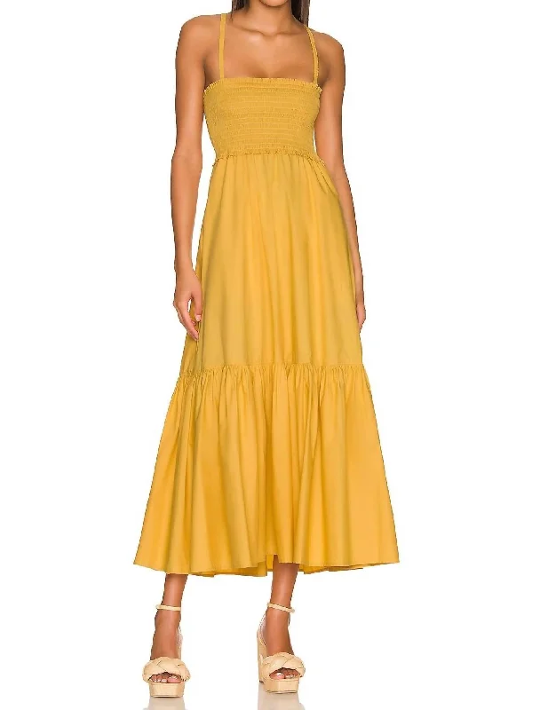 Austyn Dress In Maize