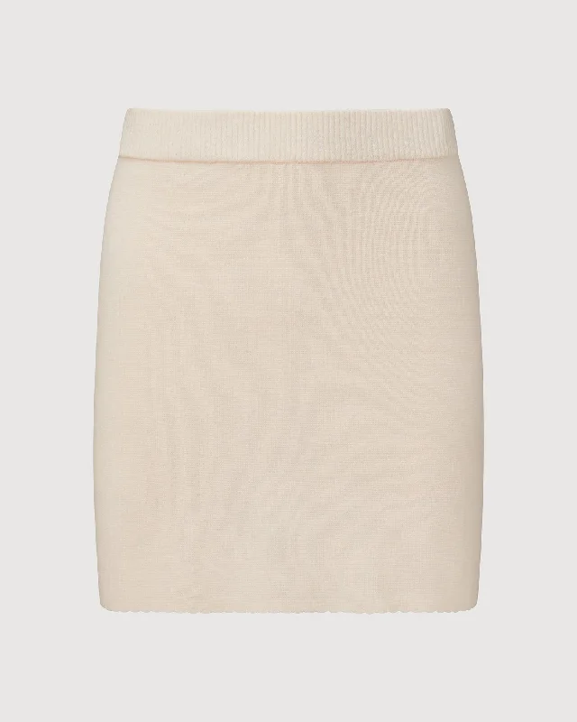 Rachel Parcell | Scallop Mini Skirt | Pastel Mauve