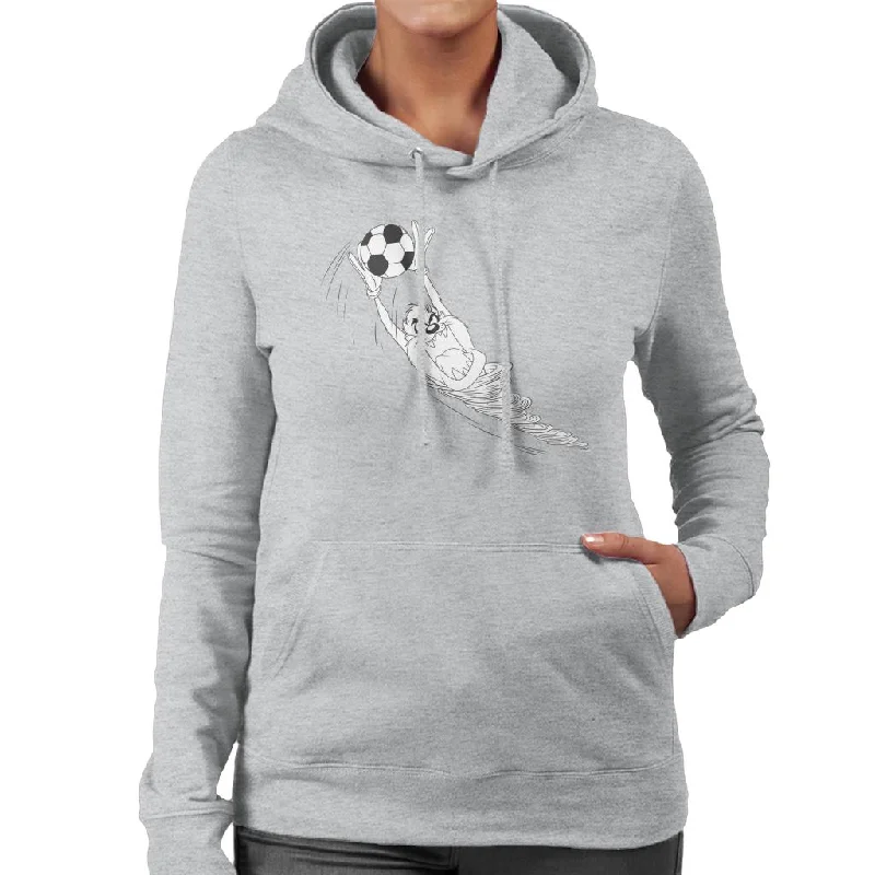 Looney Tunes Football Taz The Goalkeeper Women's Hooded Sweatshirt