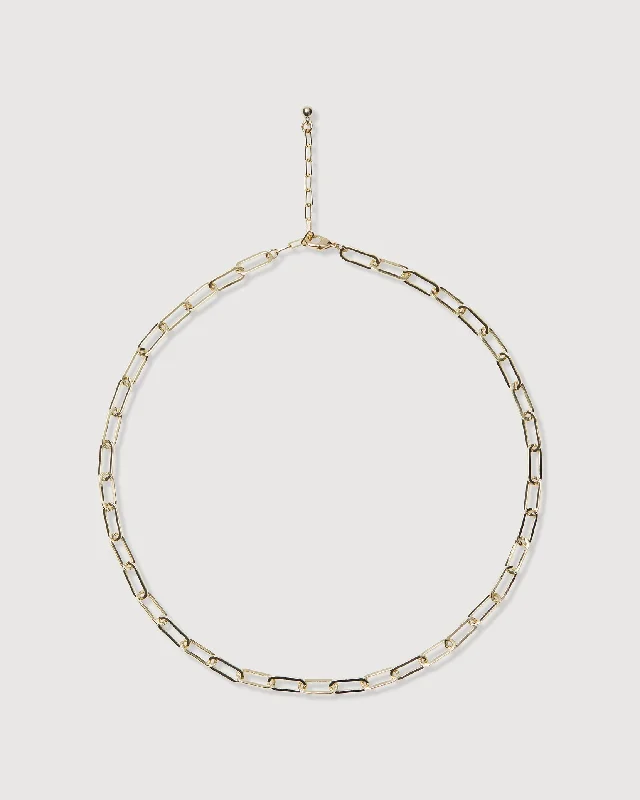 Rachel Parcell | Paperclip Chain Necklace | Gold