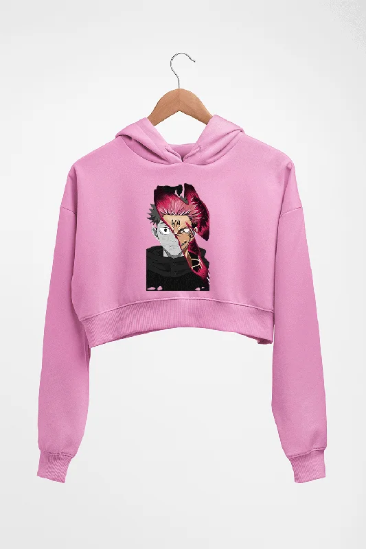 Sukuna Anime Crop HOODIE FOR WOMEN