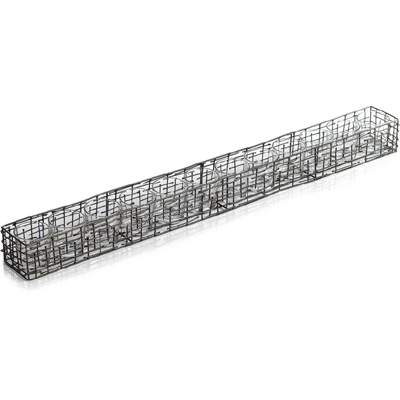 Dumi Metal 12-Glass Candle Holder Centerpiece