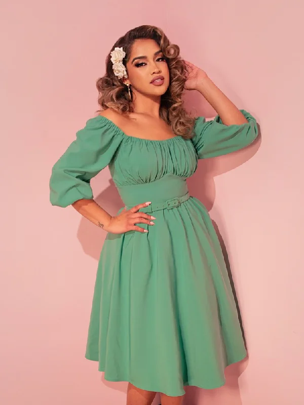 Vacation Dress in Moss Green - Vixen by Micheline Pitt