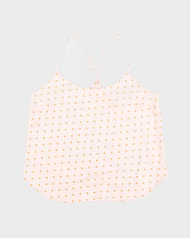 Victoria's Secret Cream Polka Dot Camisole - M