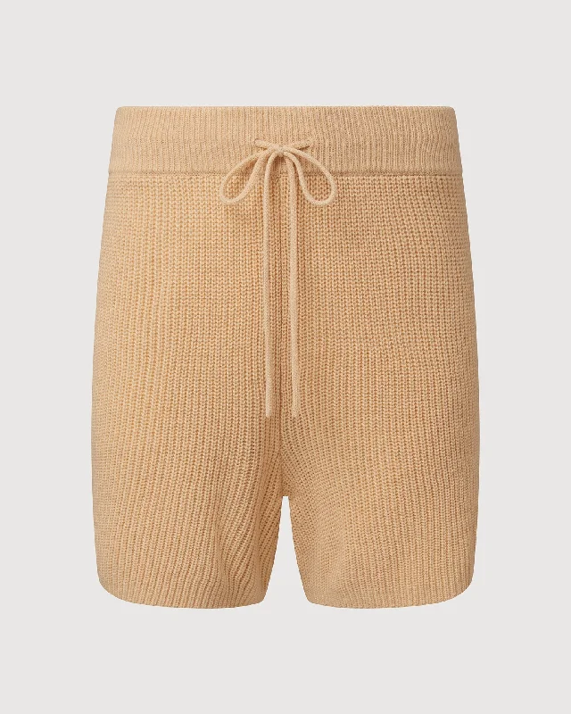 Rachel Parcell | Pull On Sweater Short | Bleached Sand