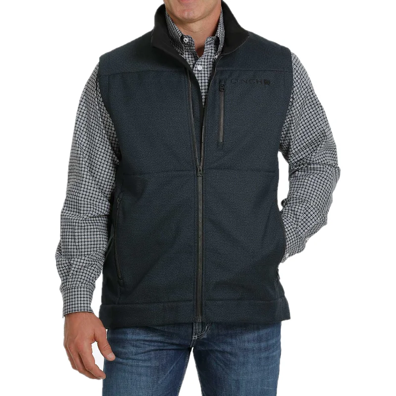 Cinch Men's Bonded Navy Textured Vest MWV1515009