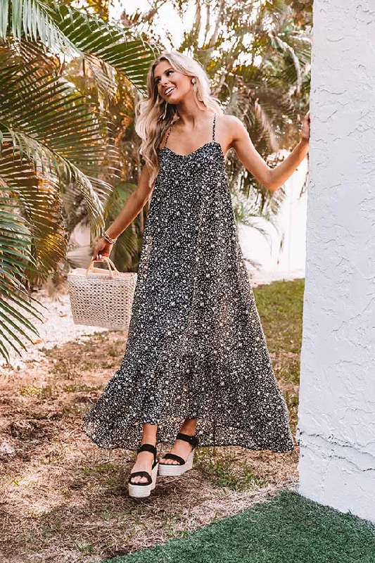 Slip Into Floral Maxi Dress