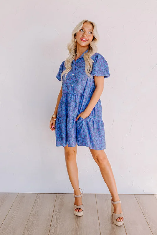 Ojai Afternoon Floral Mini Dress