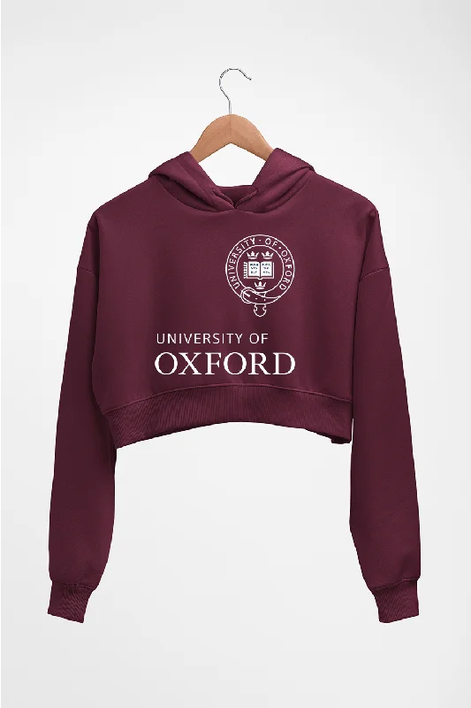 University of Oxford Crop HOODIE FOR WOMEN