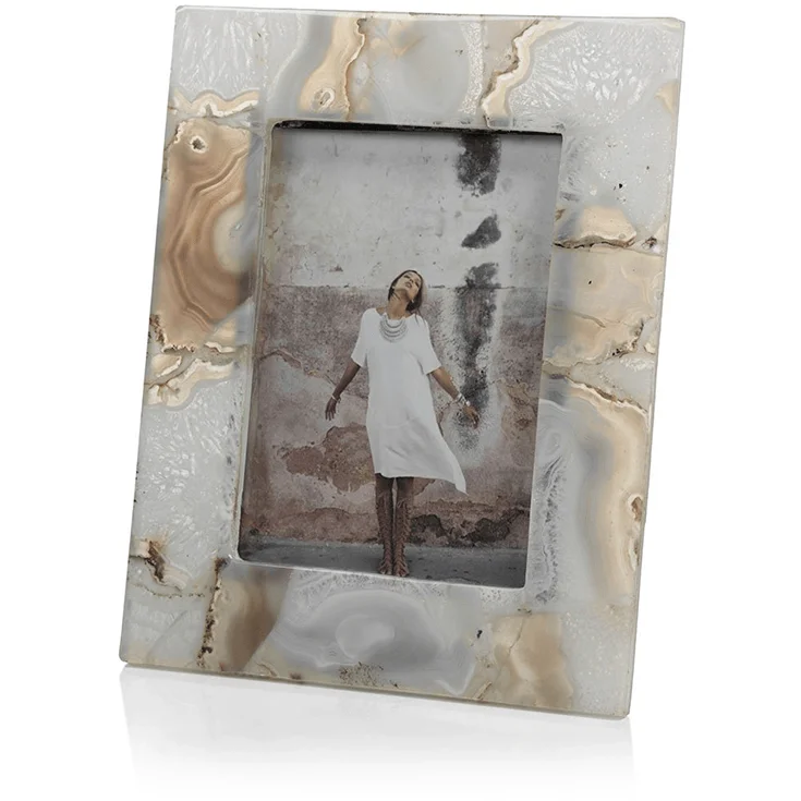 Preto Agate Photo Frame- 5" x 7"