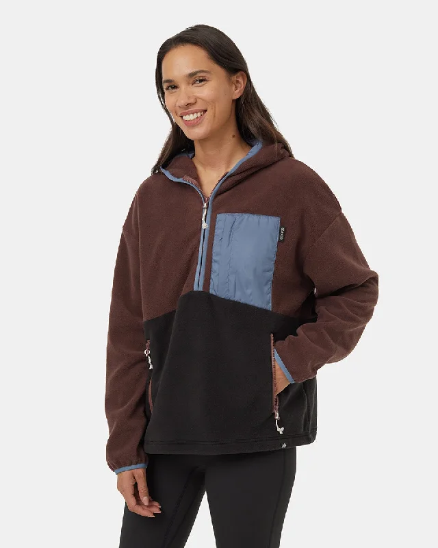 Recycled MicroFleece Contrast 1/4 Zip