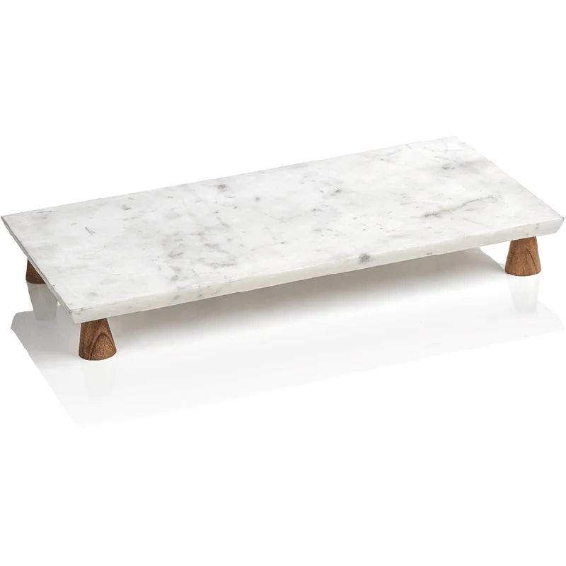 Aversa Marble Footed Cheese Tray