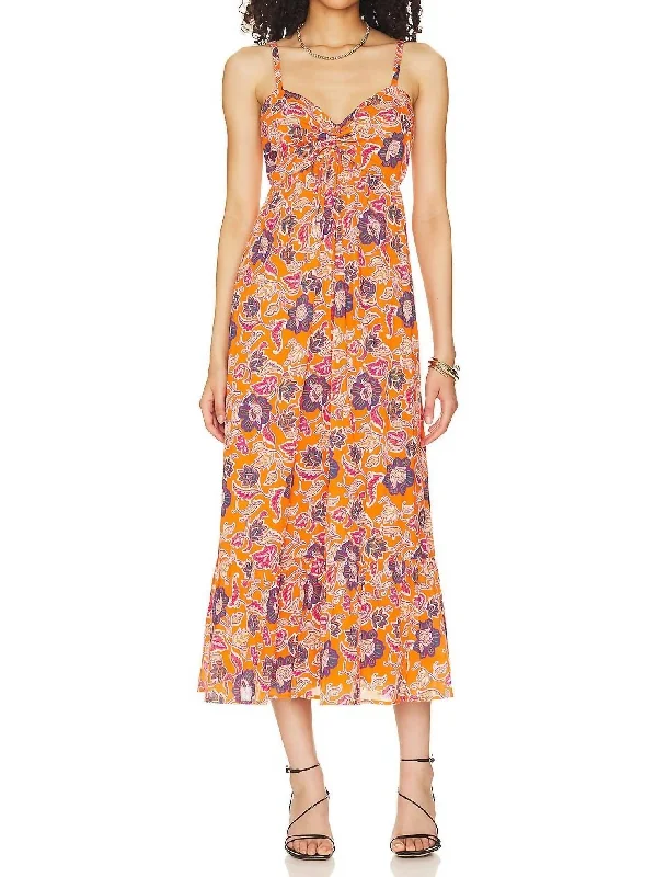 Oliana Midi Dress In Tropique