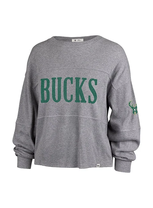 Women's '47 Brand Jada Milwaukee Bucks Long Sleeve T-Shirt