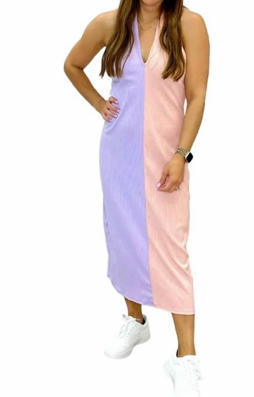 Just Want To Have Fun Dress In Lilac Combo