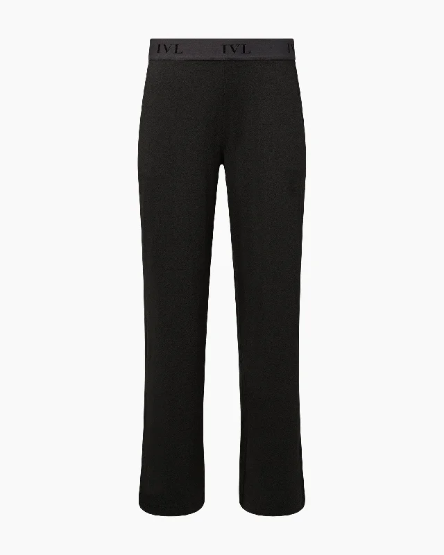 IVL Collective | Low Rise Lounge Pant | Heather Jet Black