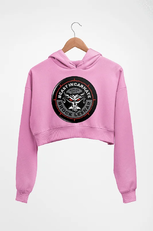 Brock Lesnar (WWE) Crop HOODIE FOR WOMEN