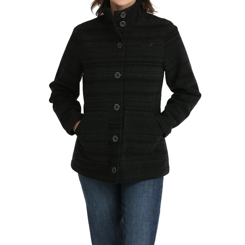 Cinch Ladies Wooly Twill Black Jacket MAJ9892002