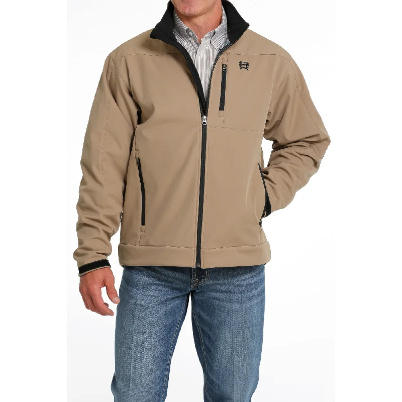 Cinch Men's Brown Full Zip Bonded Jacket MWJ1567008