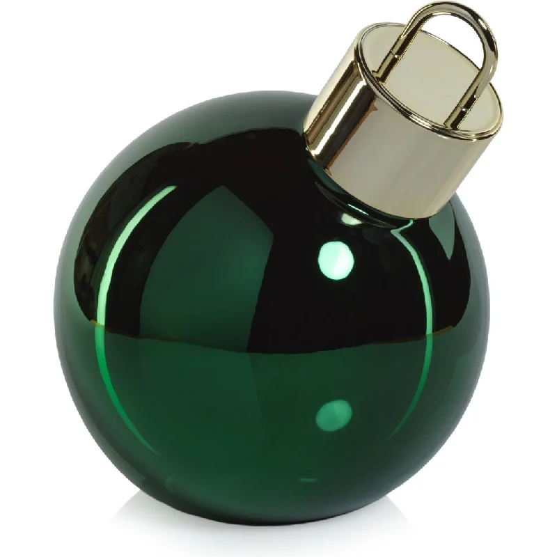 LED Oversized Green Glass Ball Ornament