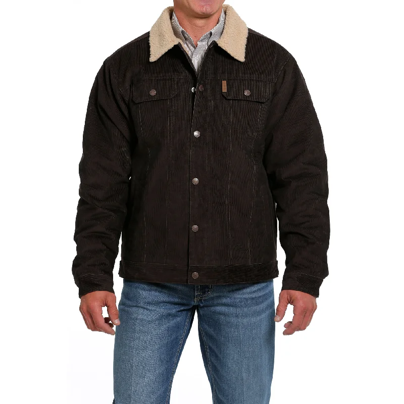 Cinch Men's Brown Corduroy Trucker Jacket MWJ1511010