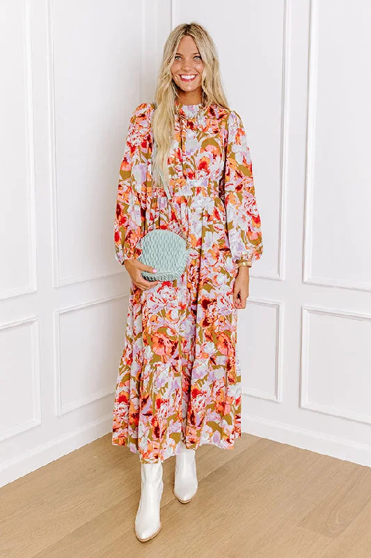 Peony Please Maxi Dress