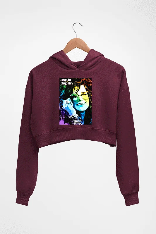 Janis Joplin Crop HOODIE FOR WOMEN