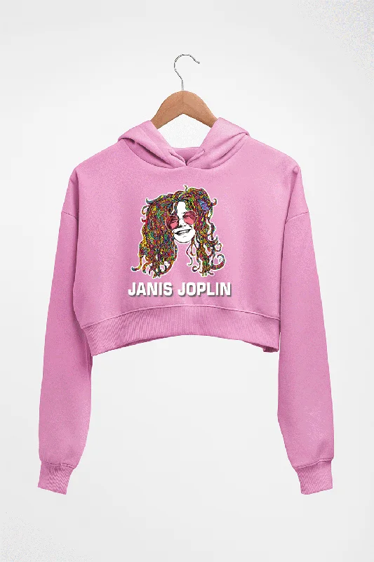 Janis Joplin Crop HOODIE FOR WOMEN