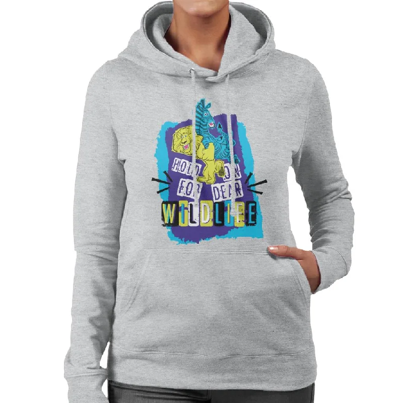 Madagascar Hold On For Dear Wildlife Women's Hooded Sweatshirt