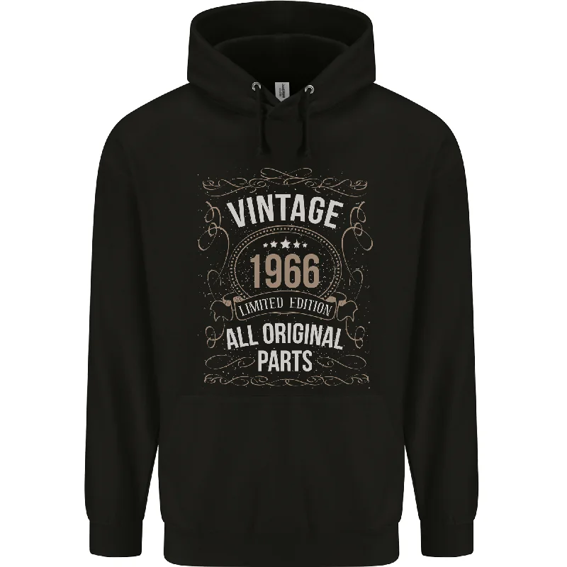 58th Birthday Limited Edition 1966 Mens 80% Cotton Hoodie