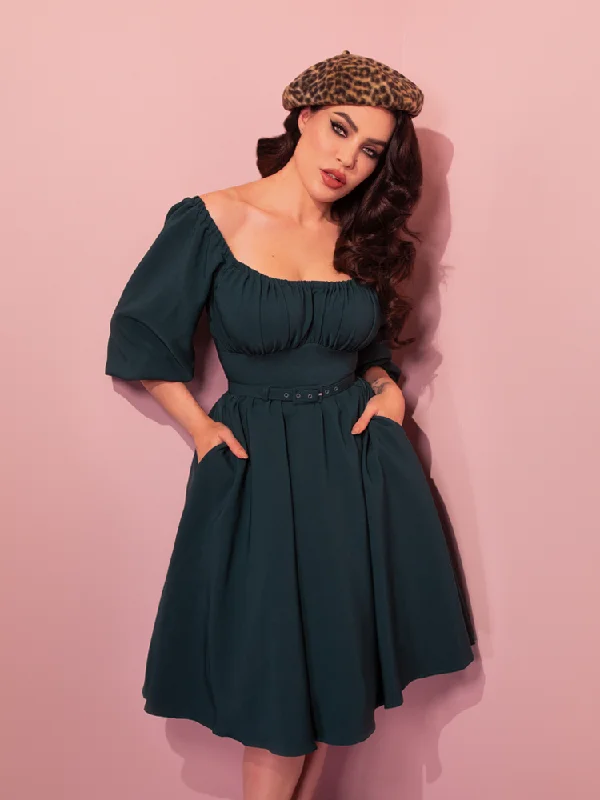 Vacation Dress in Spruce Green - Vixen by Micheline Pitt