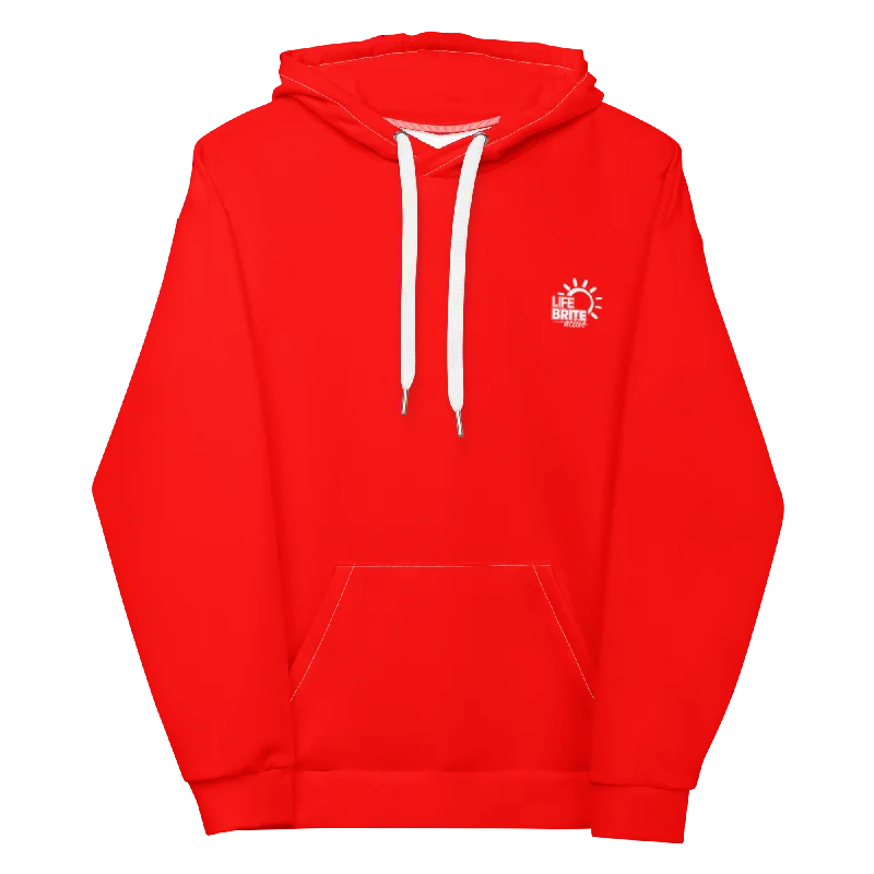 Frost Unisex Recycled Hoodie - Radiant Red