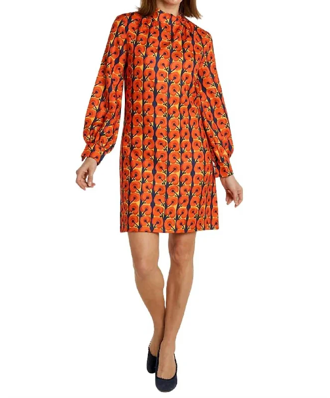 Emery Dress In Vine Fire