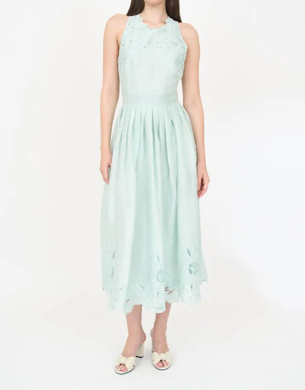 Valerie Dress In Seafoam