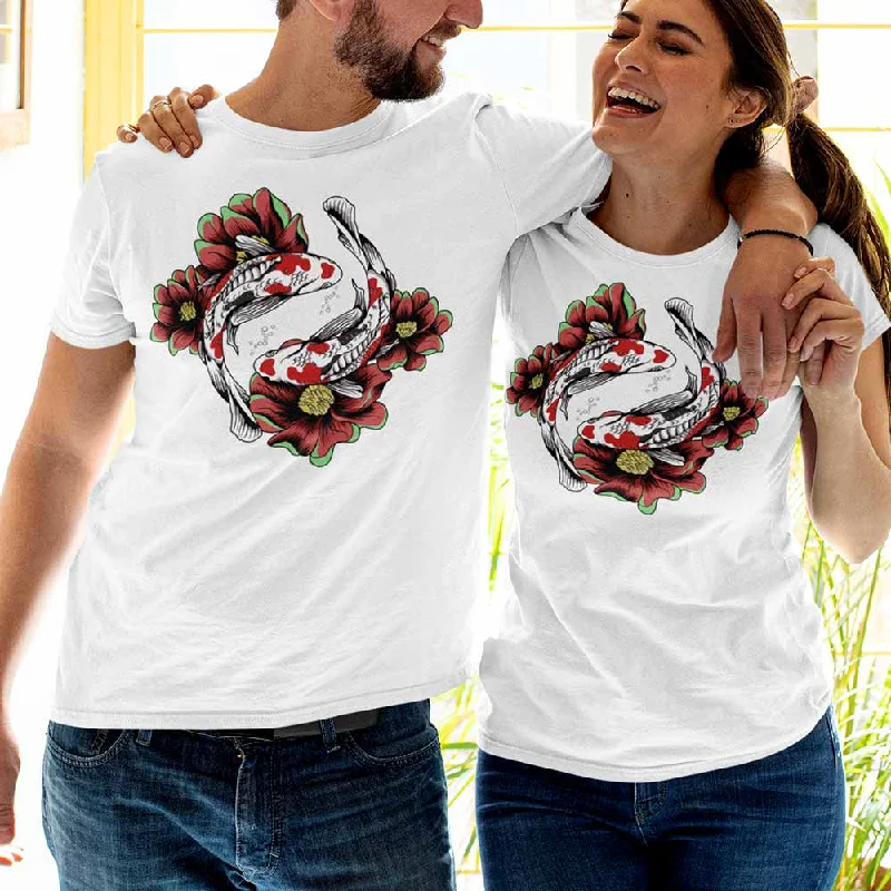 Fish print design unisex t-shirt